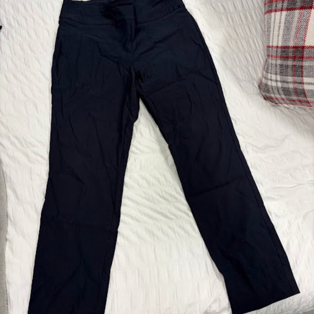 Charter Club Women's Black Cambridge Slim Dress Pants, Size 8 Petite
